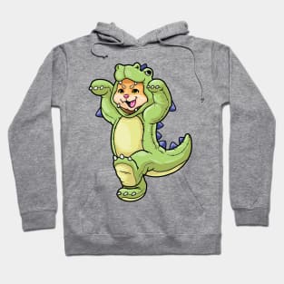 Cat baby in dinosaur costume Hoodie